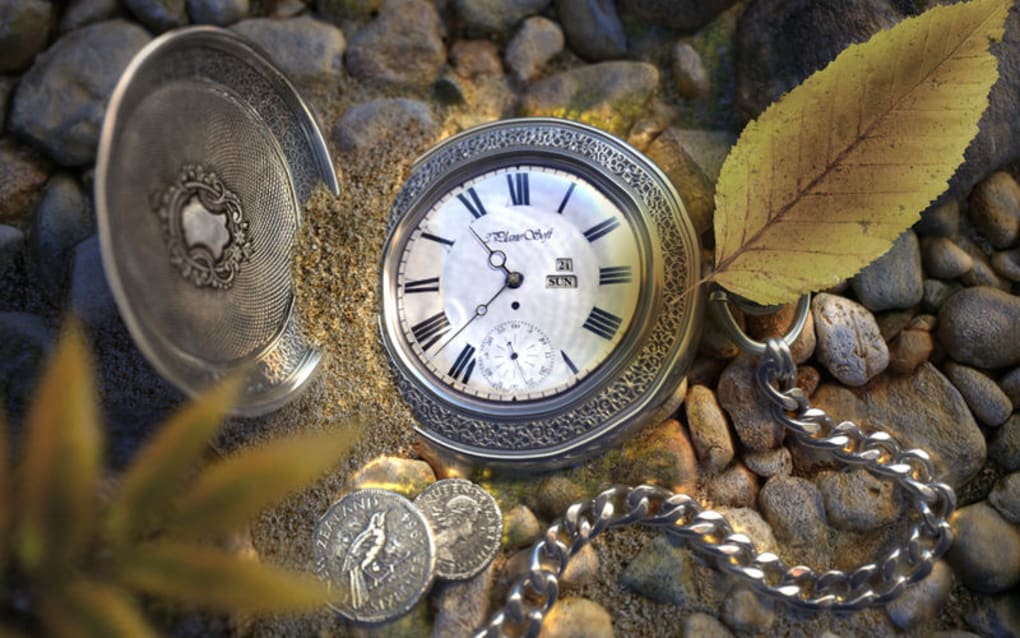 Часы кинуть. Часы с монетами. Часы в воде обои. Скринсейвер часы в воде. Часы под водой.