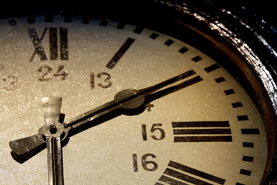 Old, Clock, Roman, Numerals, 24 Hour, Minute, Time, - HD Wallpaper 