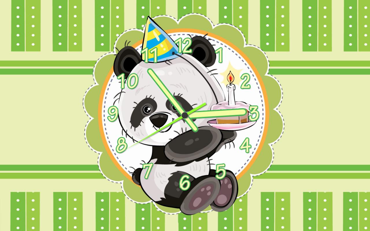 Cute Panda Happy Birthday - HD Wallpaper 