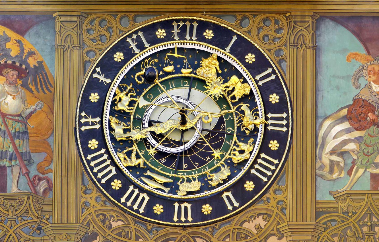 Photo Wallpaper Germany, Town Hall, Ulm, Astronomical - Town Hall - HD Wallpaper 