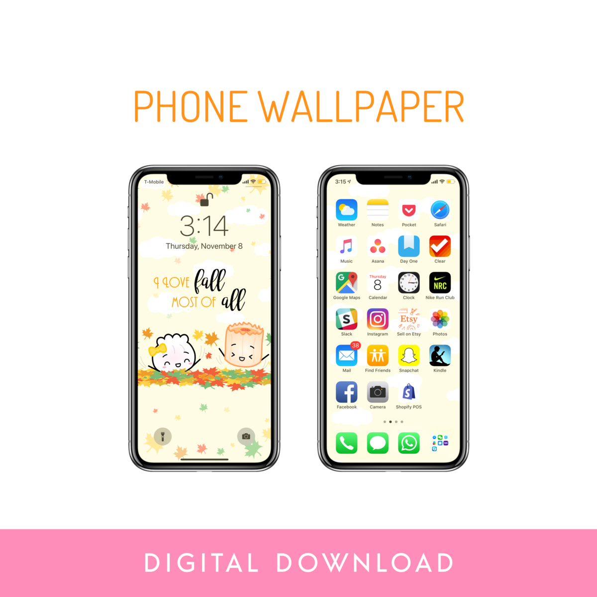 Cherry Emoji In Phone - HD Wallpaper 