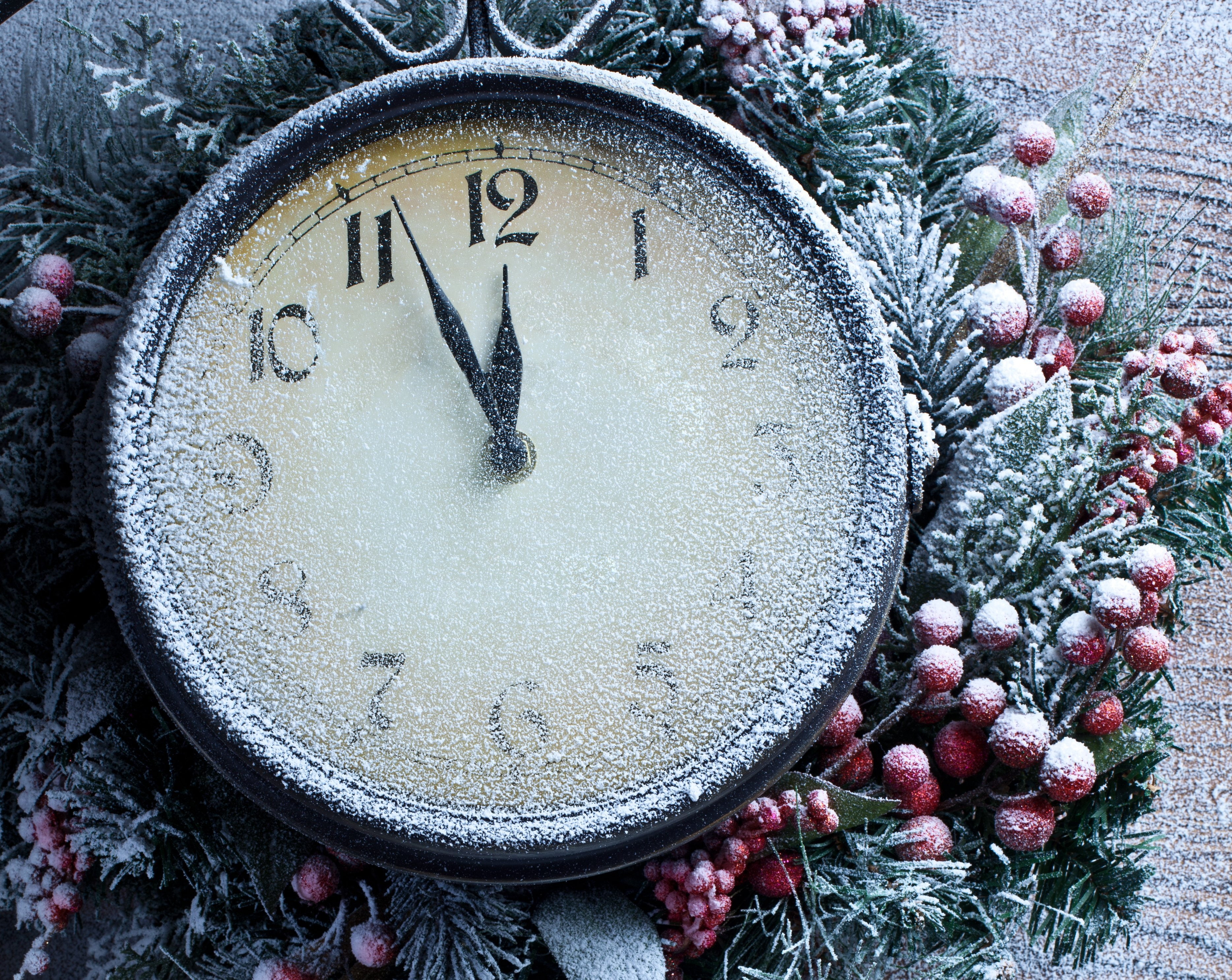 Christmas Clock - HD Wallpaper 