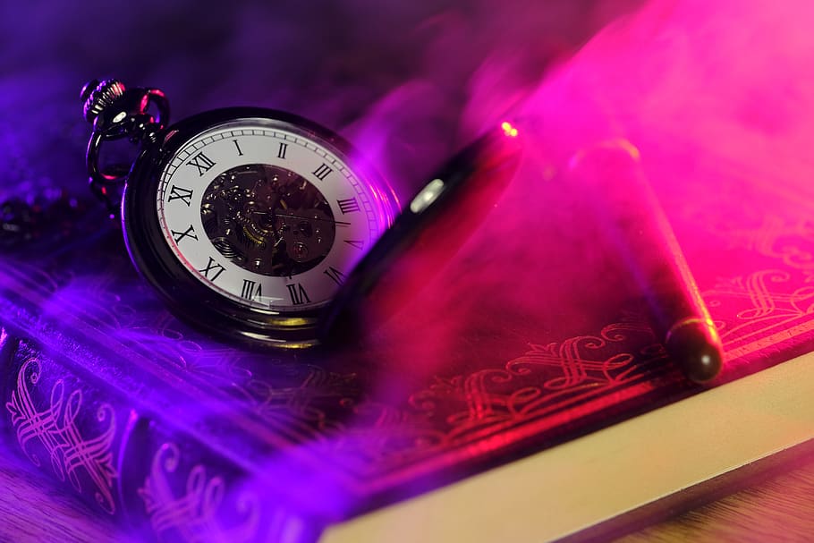 Clock, Pocket Watch, Time, Time Of, Movement, Pointer, - Background Watch - HD Wallpaper 