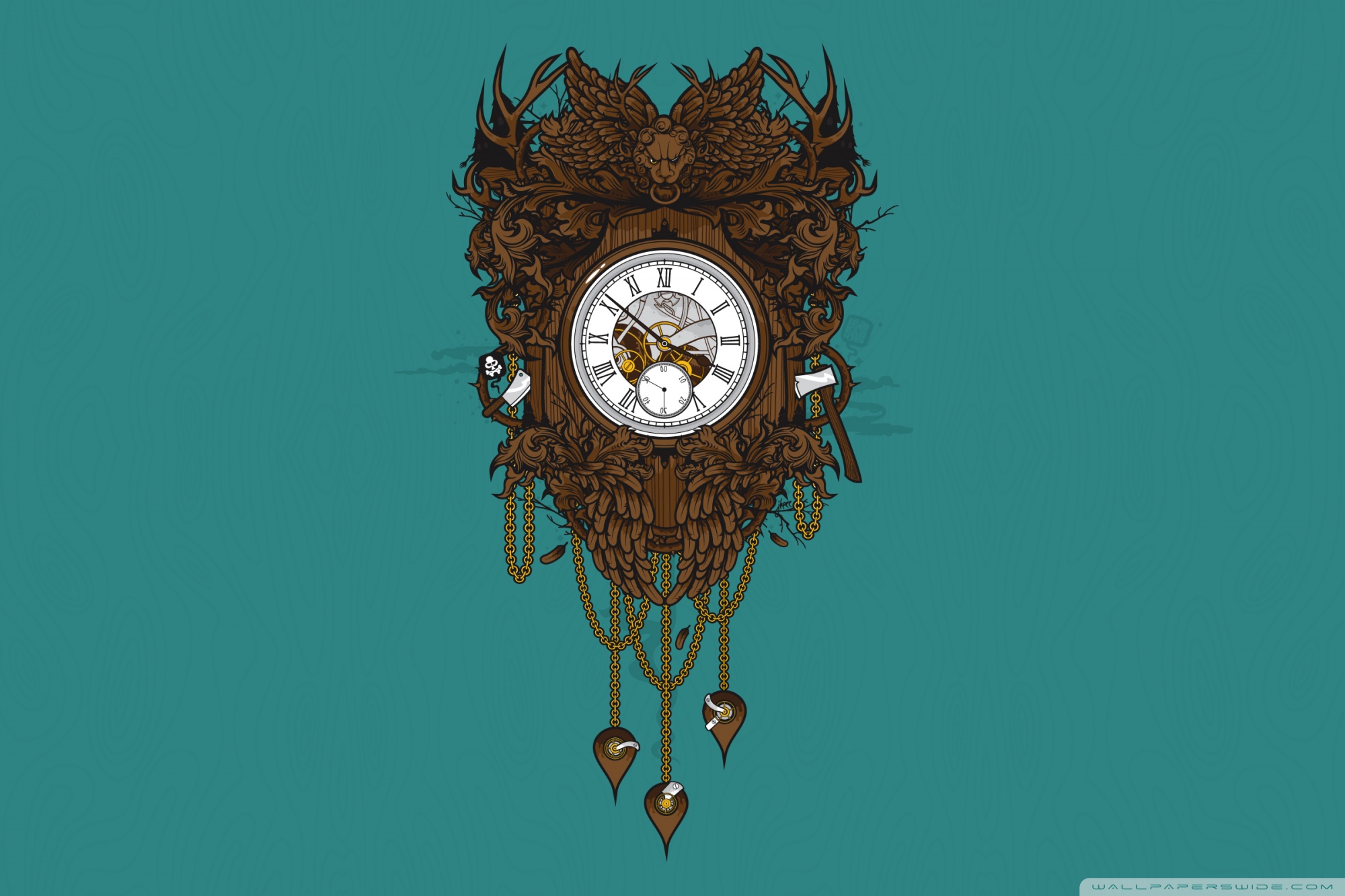 Clock Art - HD Wallpaper 