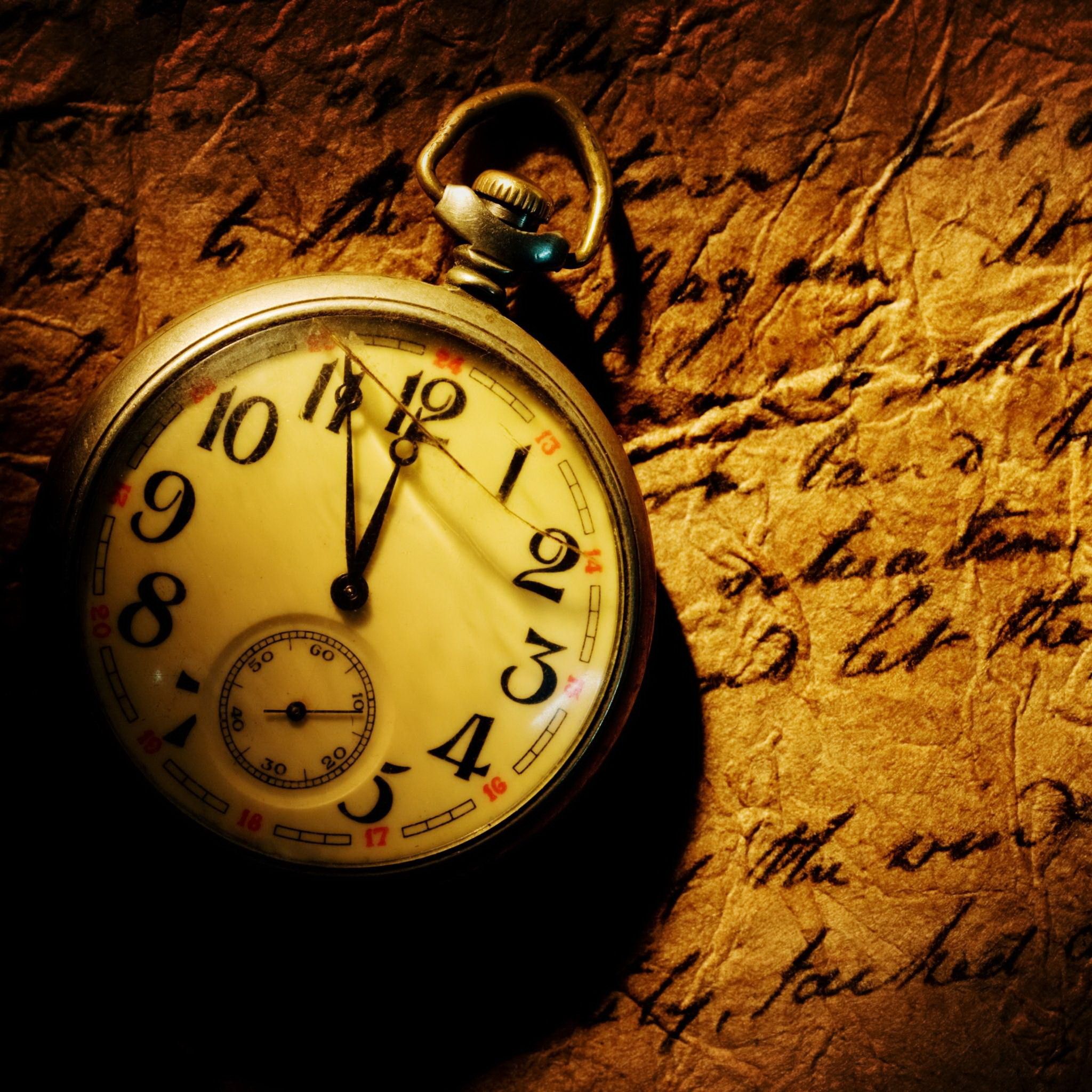 Vintage Old Fashioned Clock - HD Wallpaper 