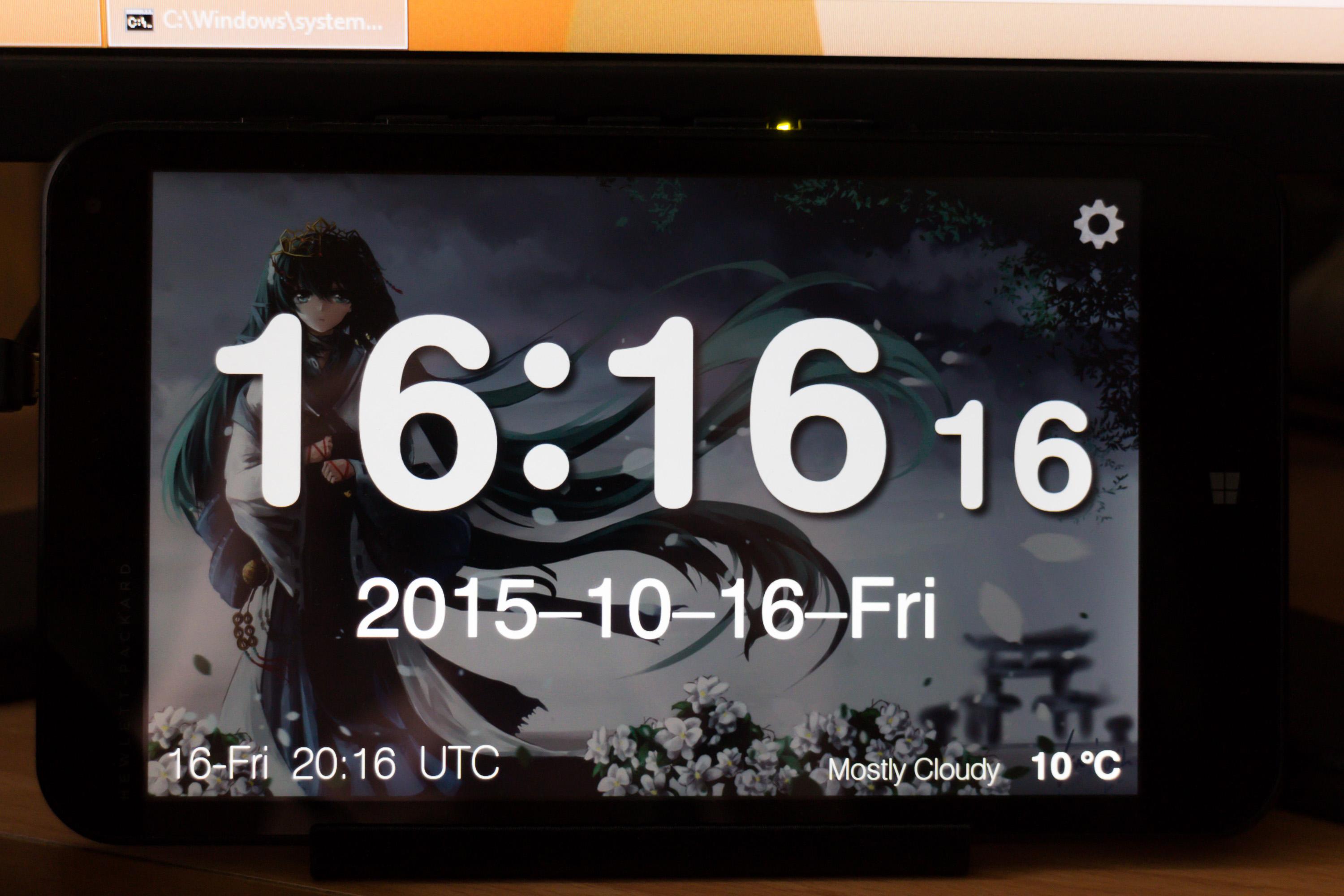 Nice Clock Wallpaper - Clock Face App For Android Tablet - HD Wallpaper 