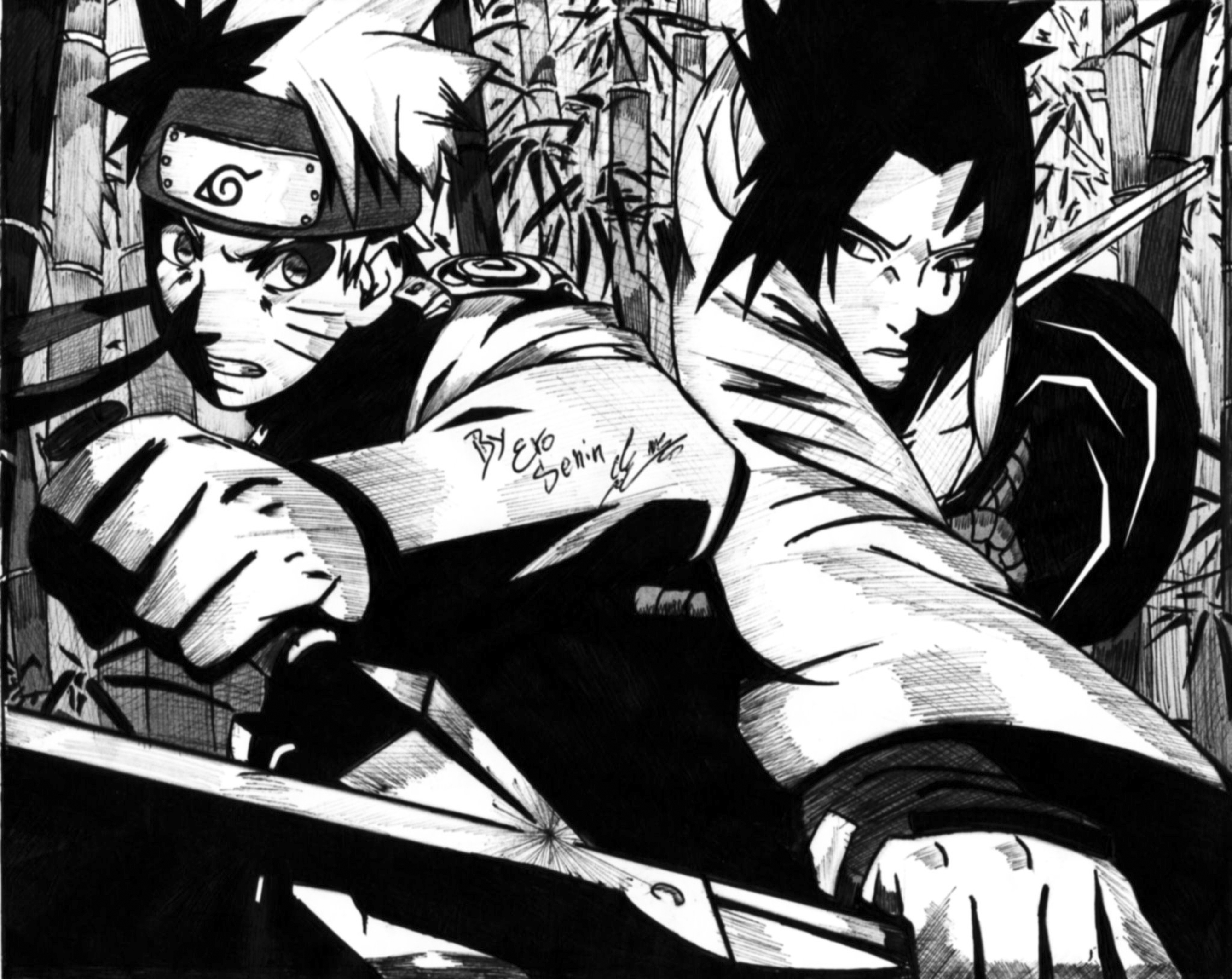 Naruto Shippuden Wallpaper Sasuke And Naruto - HD Wallpaper 