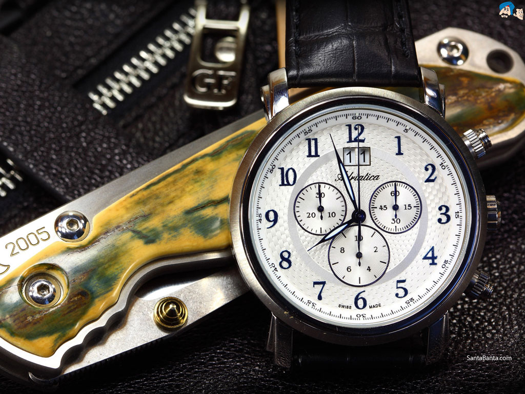 Knife And Watch - 1024x768 Wallpaper - teahub.io