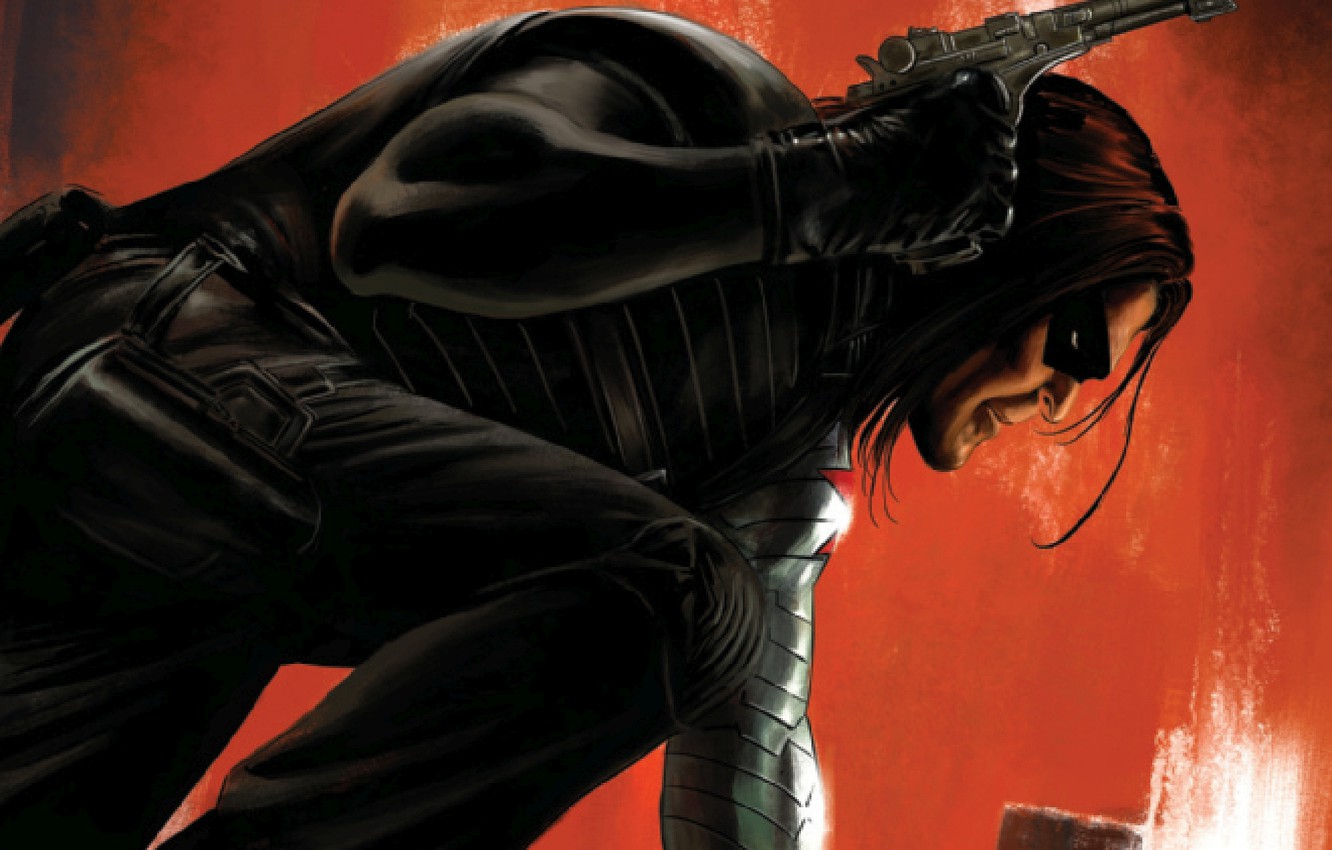 Photo Wallpaper Winter Soldier, Bucky Barnes, The Winter - Обои Зимний Солдат - HD Wallpaper 