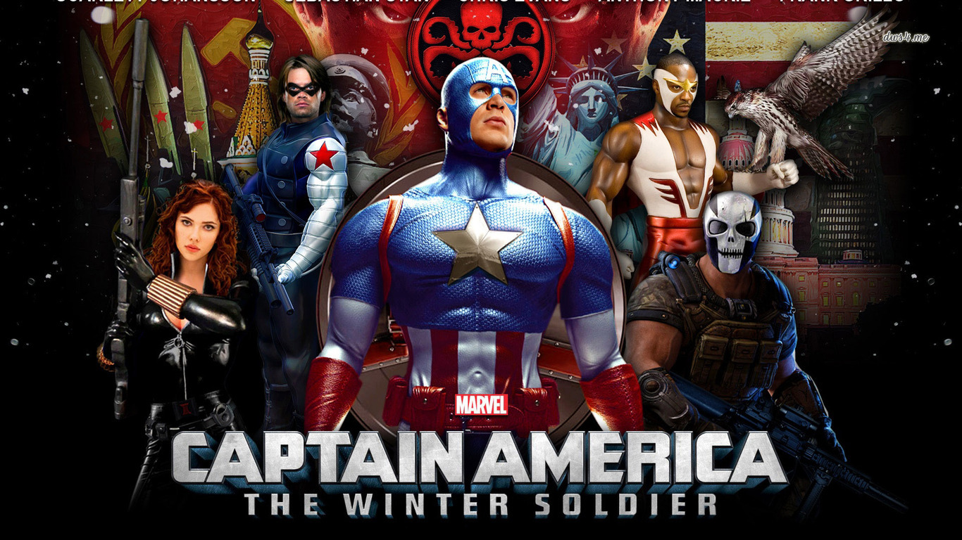 Hollywood Movie Poster Hd Captain America - HD Wallpaper 