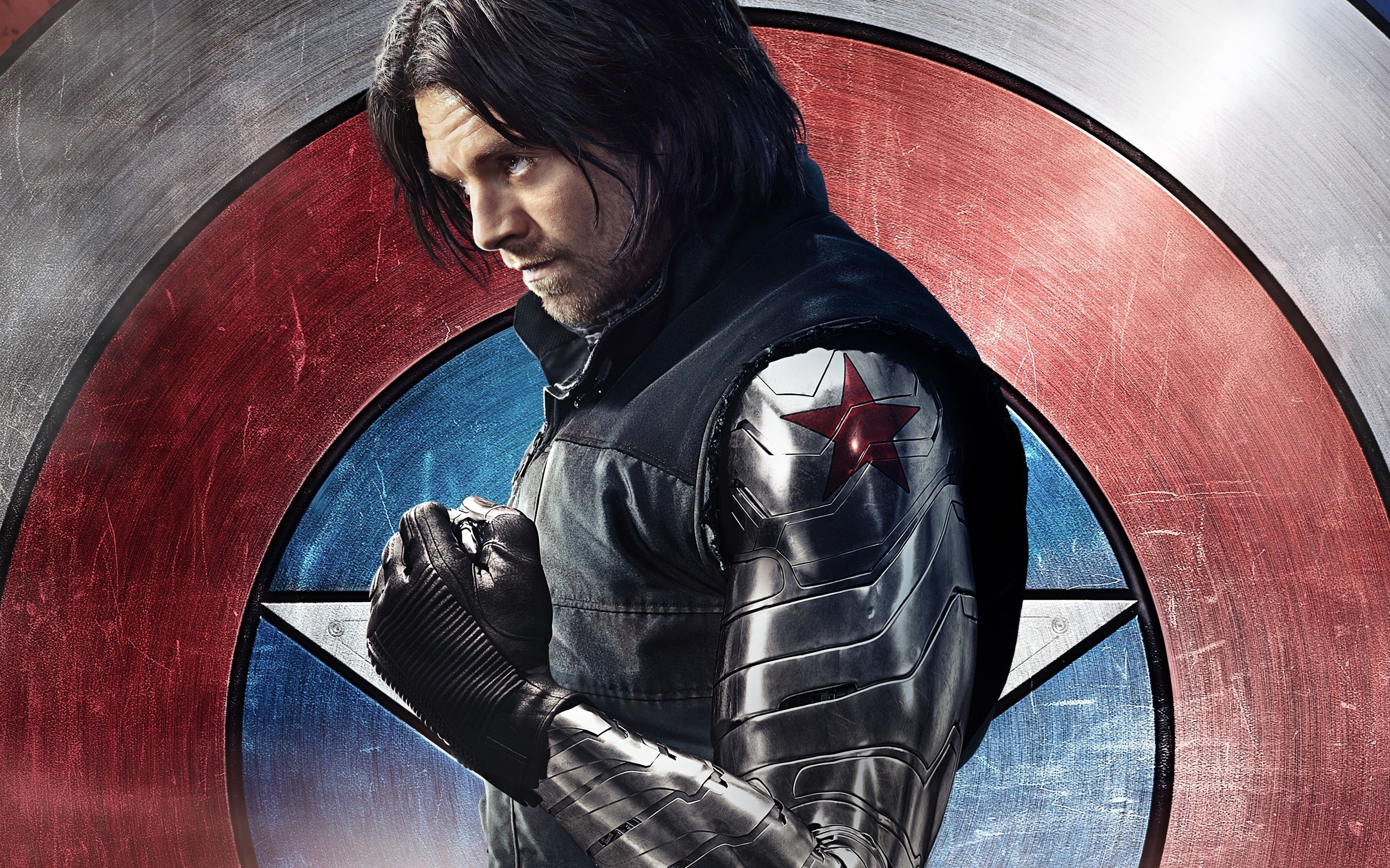 Sebastian Stan, Fiction, 2016, Action, Bucky Barnes - Bucky Barnes Wallpaper Hd - HD Wallpaper 