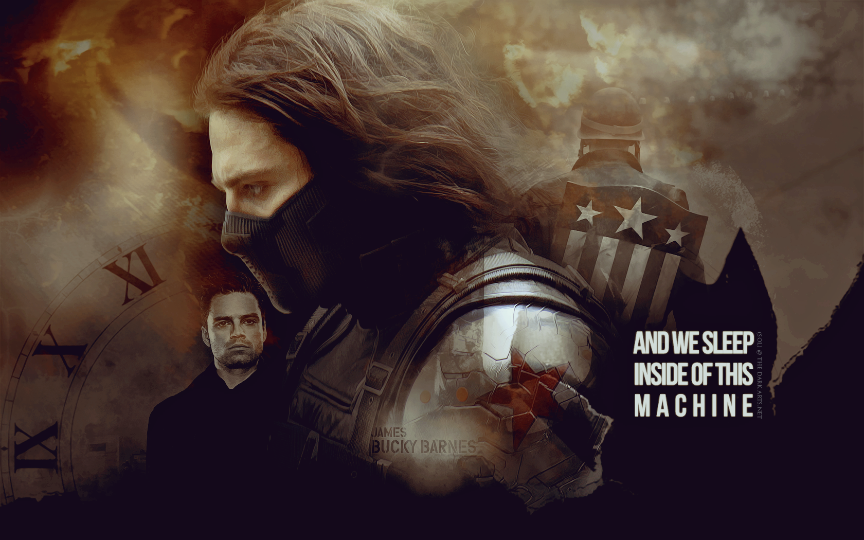 Winter Soldier - Bucky Barnes Wallpaper Hd - HD Wallpaper 