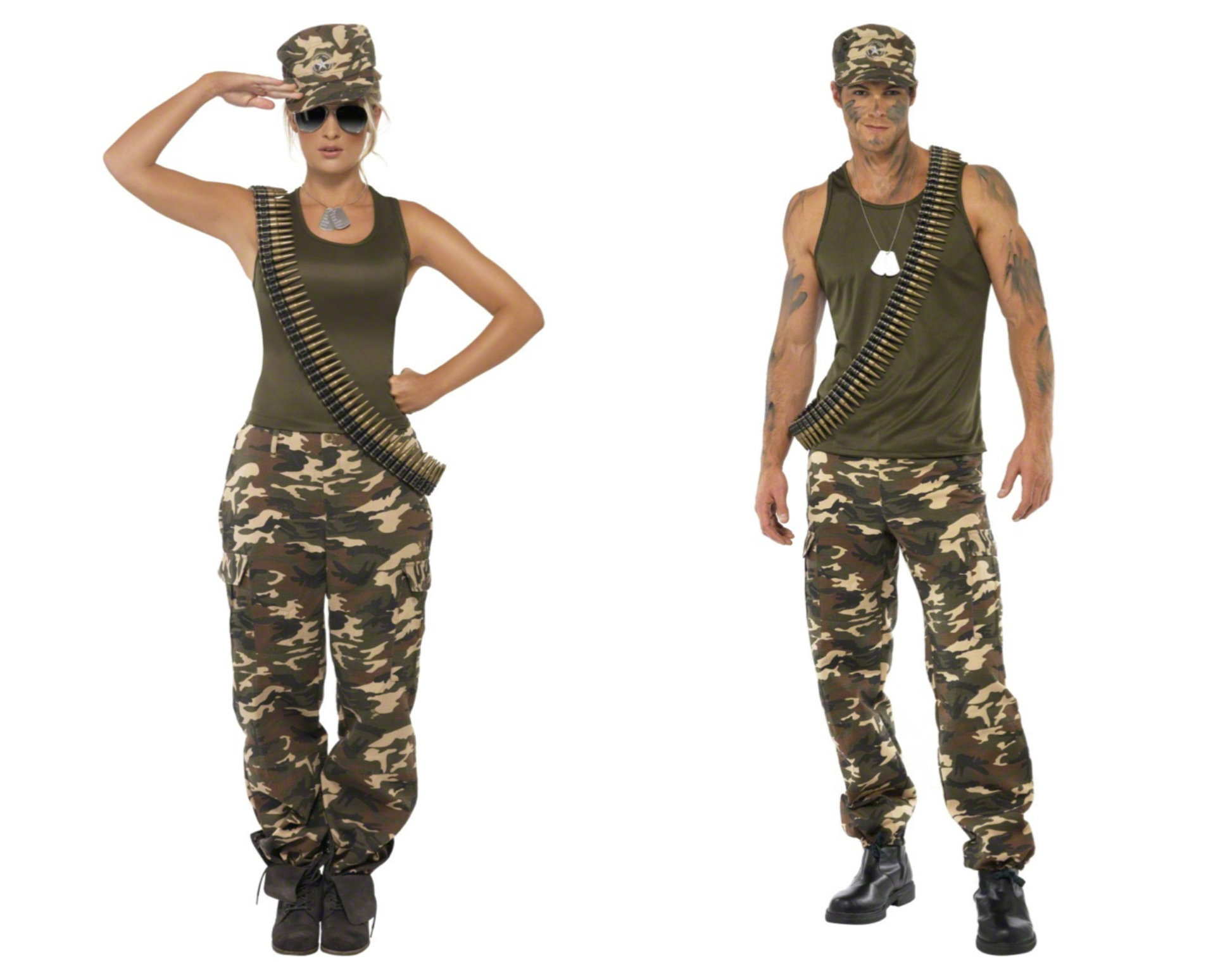 Gi Joe And Gi Jane Costumes - HD Wallpaper 