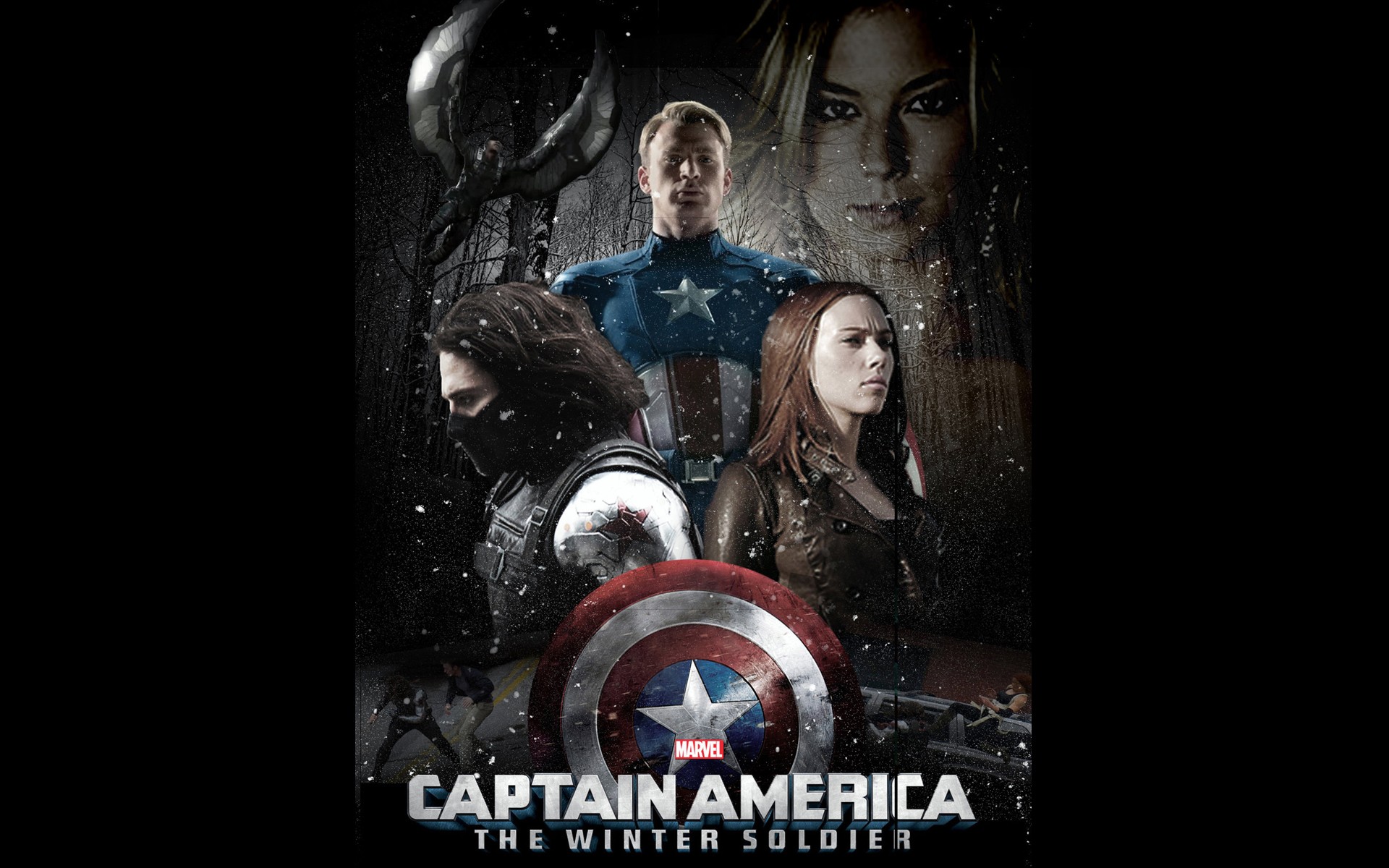 Watch This Movie - Captain America Winter Soldier 2014 Poster - HD Wallpaper 