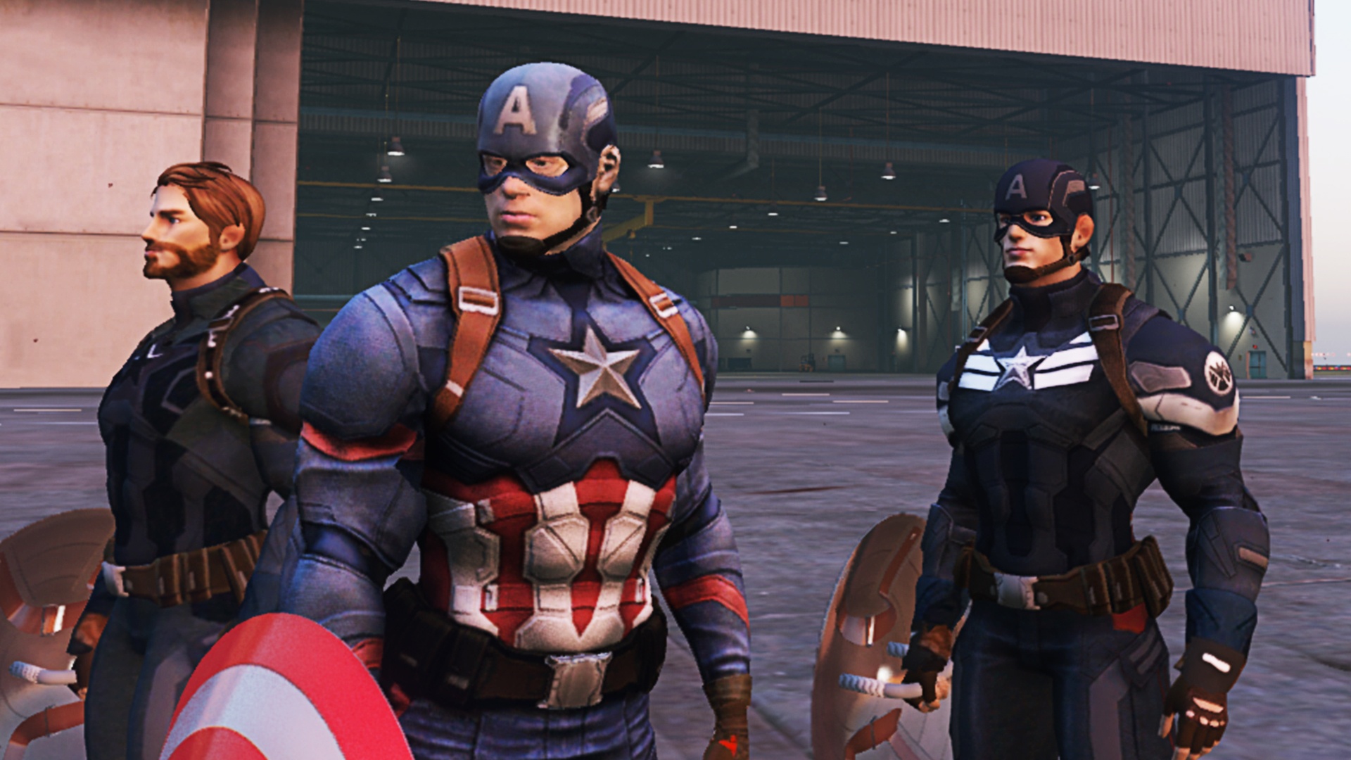 Gta Sa Captain America Mod - HD Wallpaper 