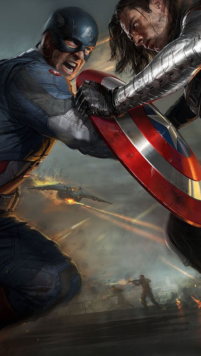 America Iphone Wallpaper - Captain America The Winter Soldier Wallpaper Iphone - HD Wallpaper 