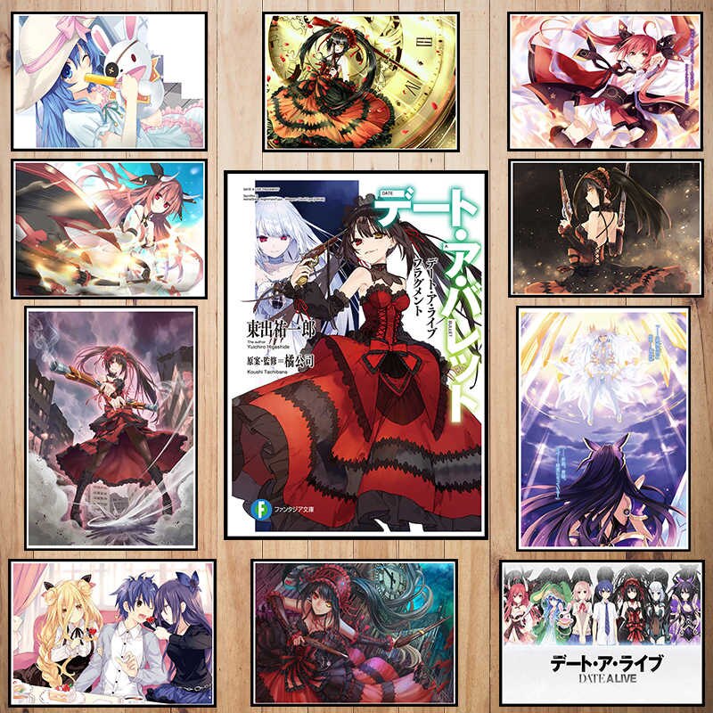 Japanese Anime Date A Live Ghoul Coated Paper Poster - Cartoon - HD Wallpaper 