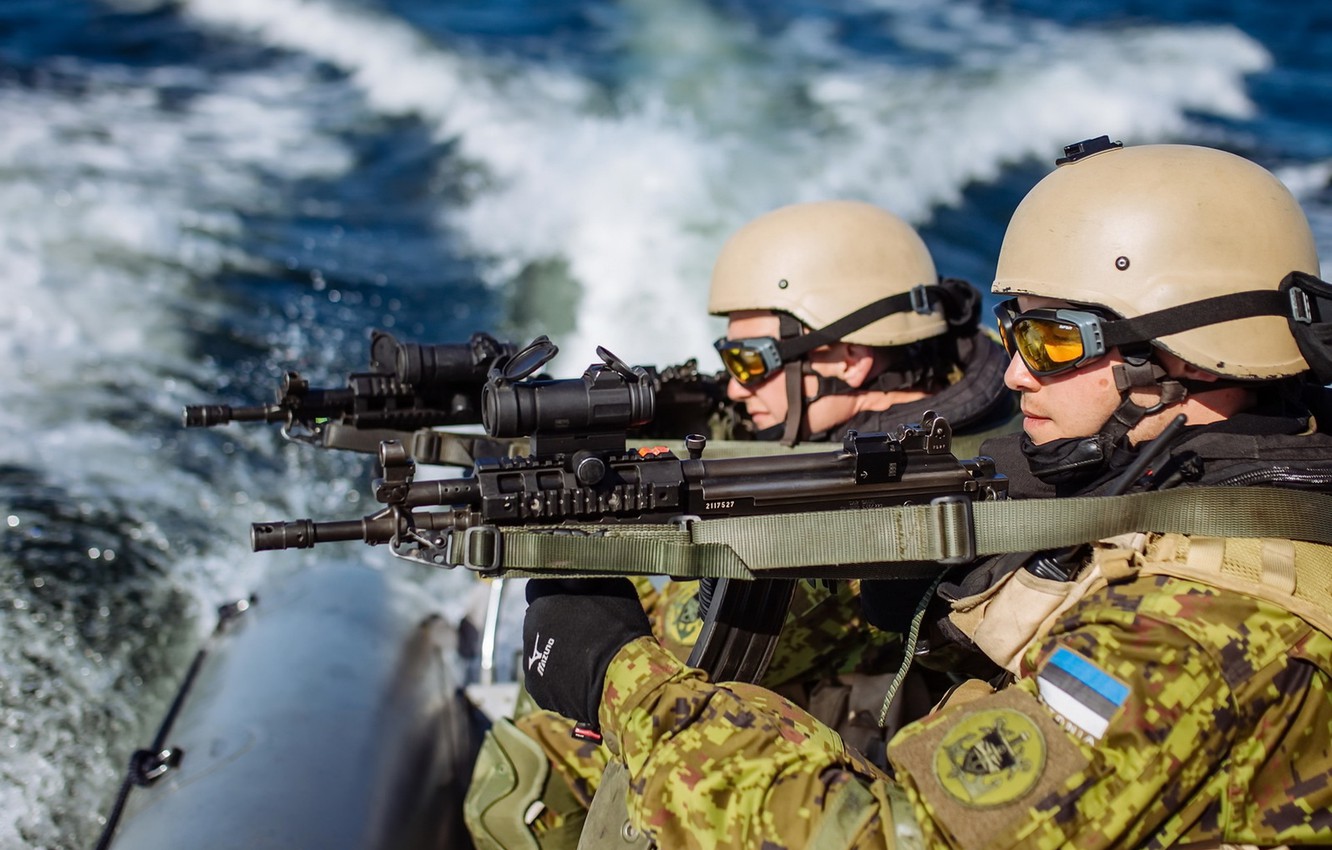Photo Wallpaper Weapons, Soldiers, Estonian Defence - Estonian Defence Forces - HD Wallpaper 