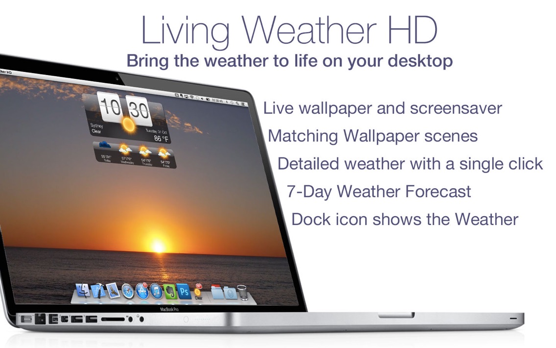 Living Weather & Wallpapers Hd - Mac Live Wallpaper Weather - HD Wallpaper 