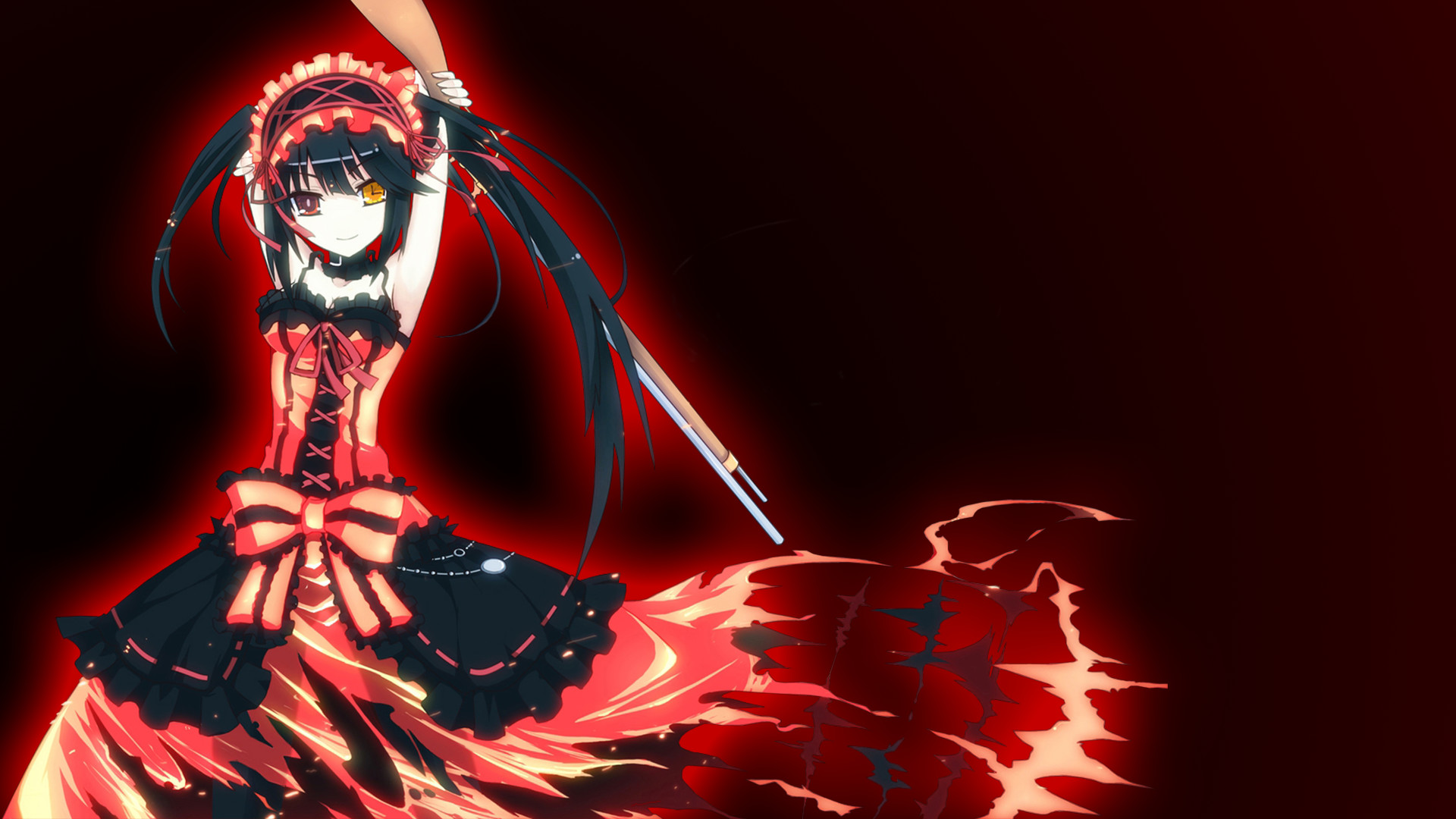 Red Anime Wallpaper Hd - HD Wallpaper 