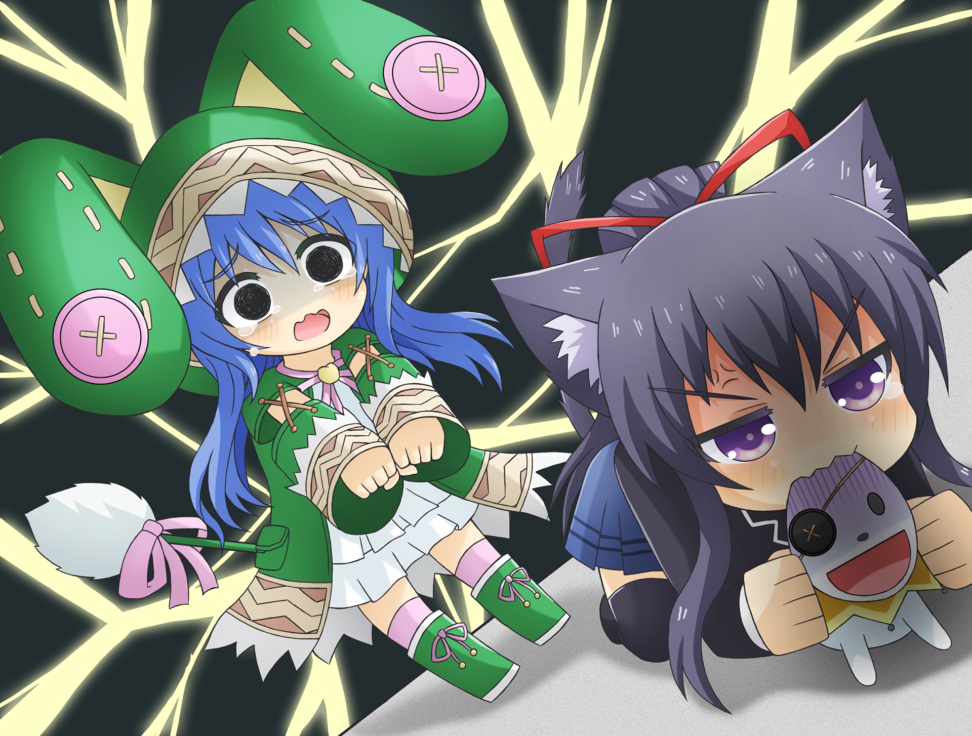 Date A Live Yoshino Chibi - HD Wallpaper 
