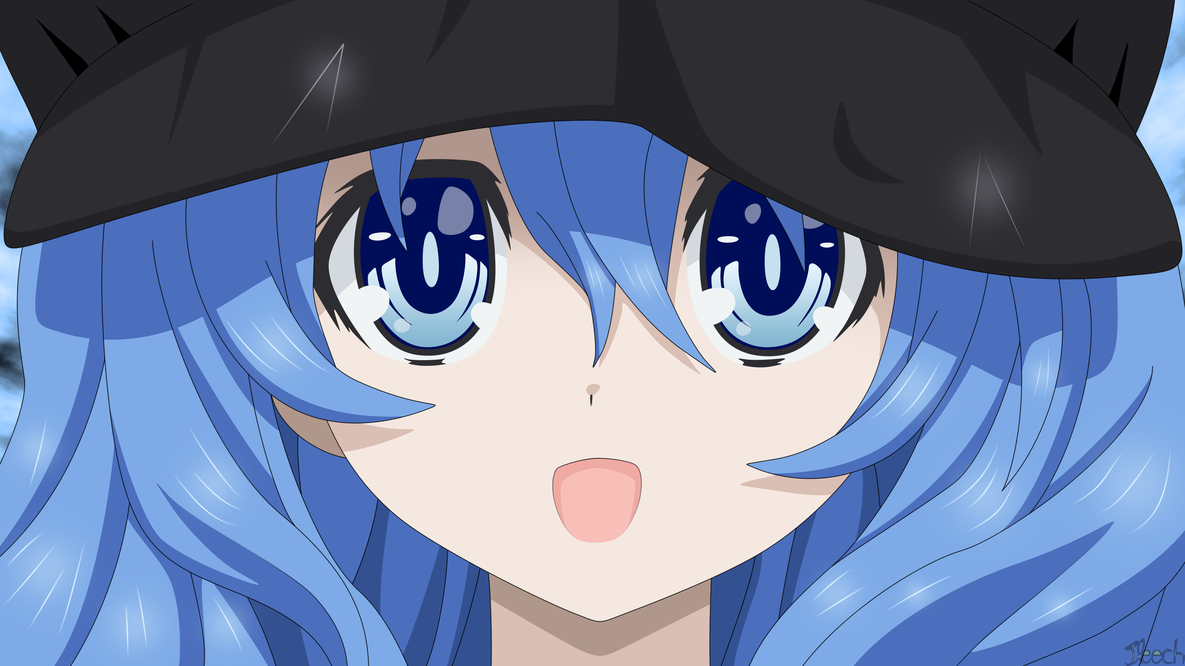 Date A Live Yoshino Eye - HD Wallpaper 