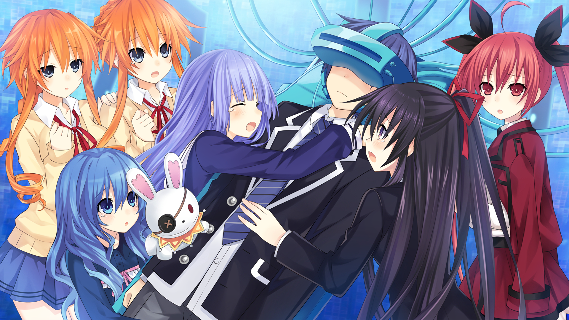 Date A Live Shido X Miku 19x1080 Wallpaper Teahub Io