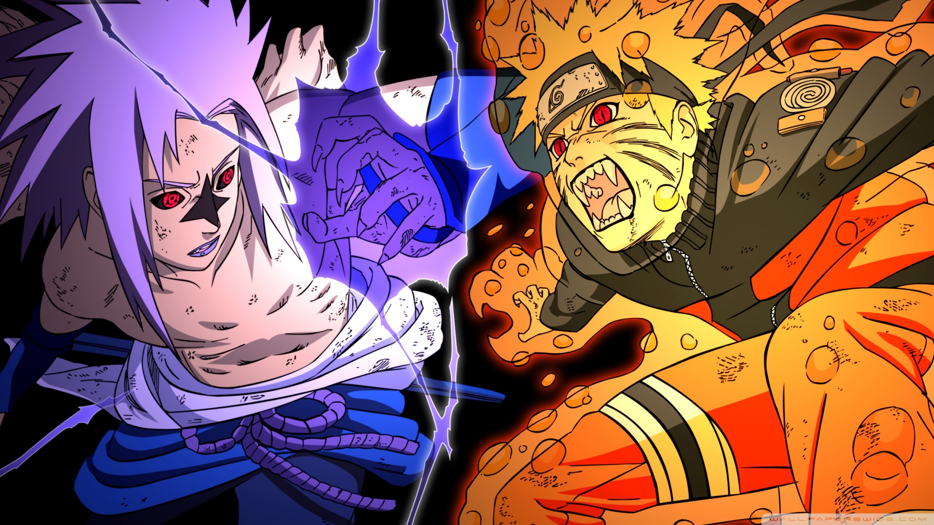 Naruto Vs Sasuke Wallpaper Free For Free Wallpaper - Naruto Vs Sasuke Wallpaper 4k - HD Wallpaper 