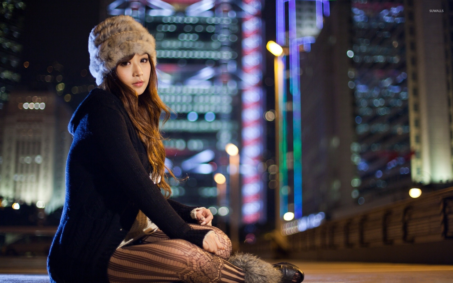 Asian Girl - HD Wallpaper 