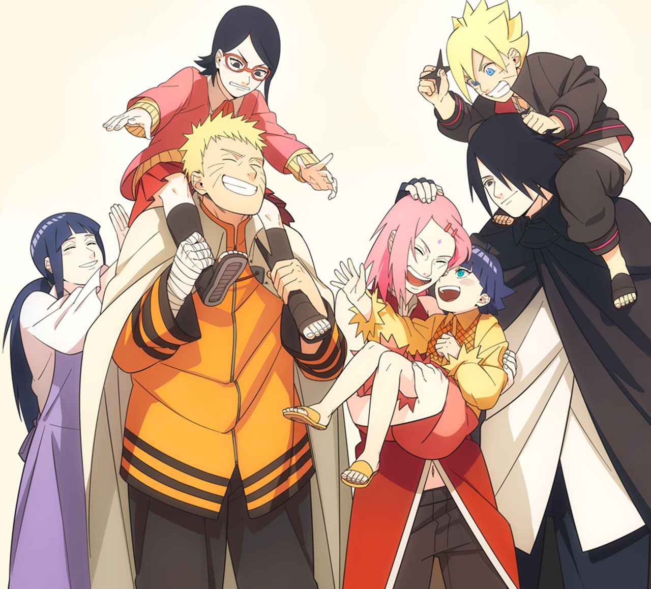 Naruto And Sasuke Family - HD Wallpaper 