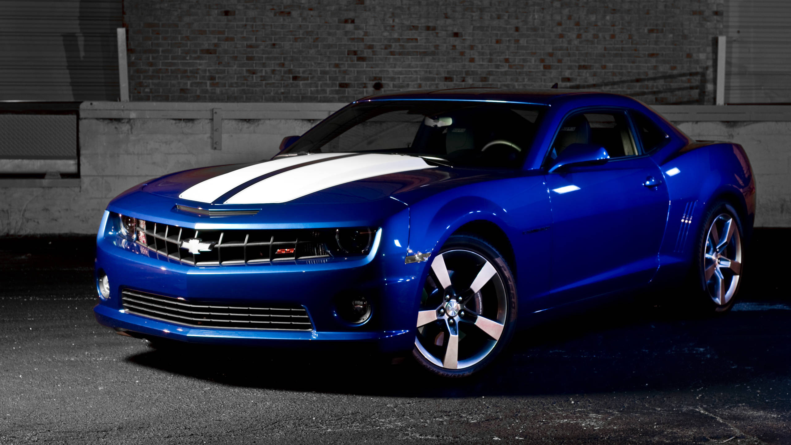 2015 Camaro Royal Blue - HD Wallpaper 