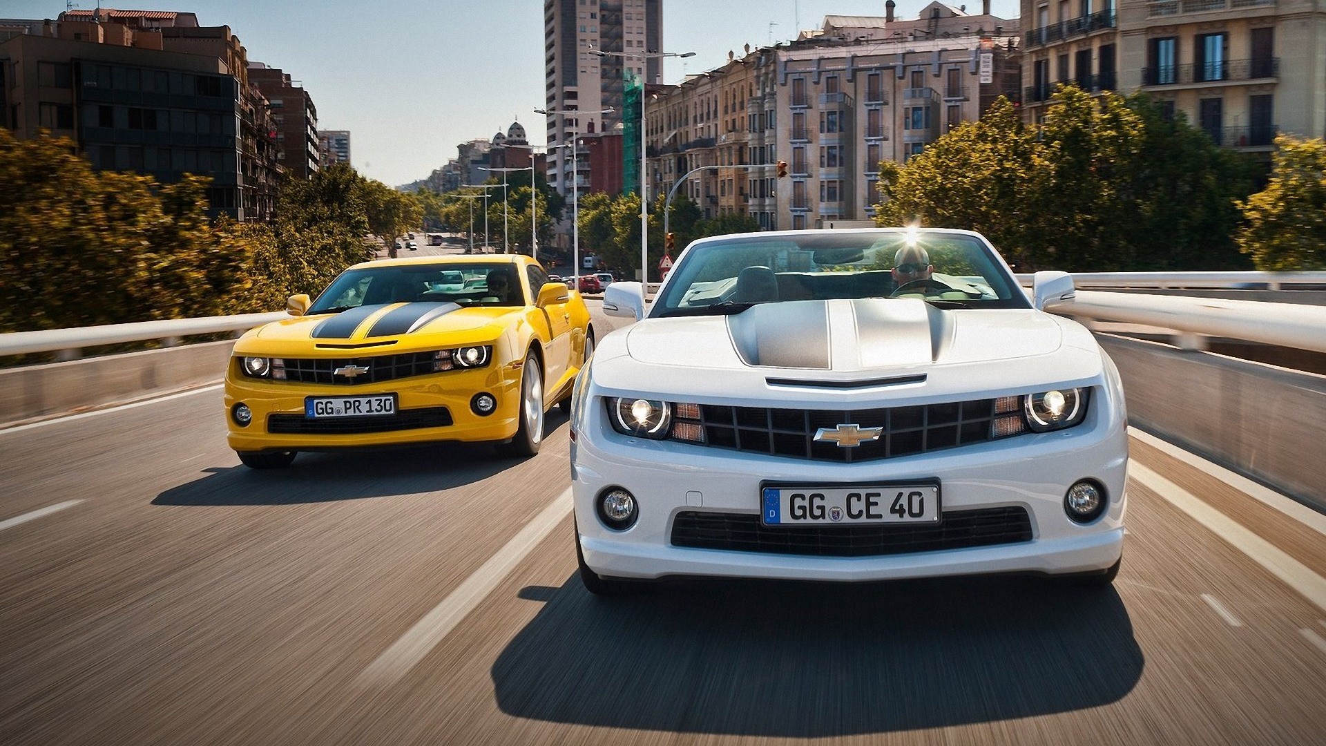 Шевроле Камаро X5 Желтый - HD Wallpaper 