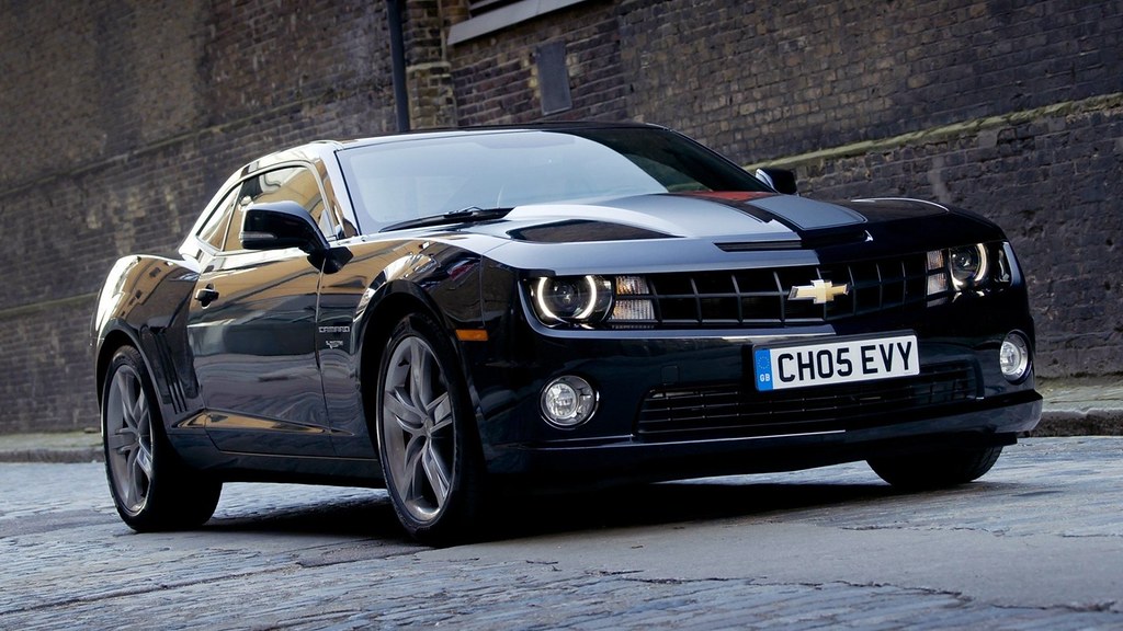 Chevrolet Camaro 2005 Black - HD Wallpaper 