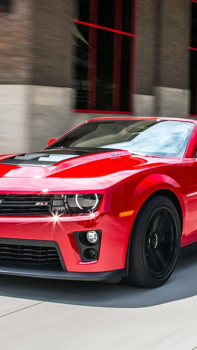 Iphone Wallpaper Chevrolet Camaro Convertible, Red - Camaro Zl1 - HD Wallpaper 