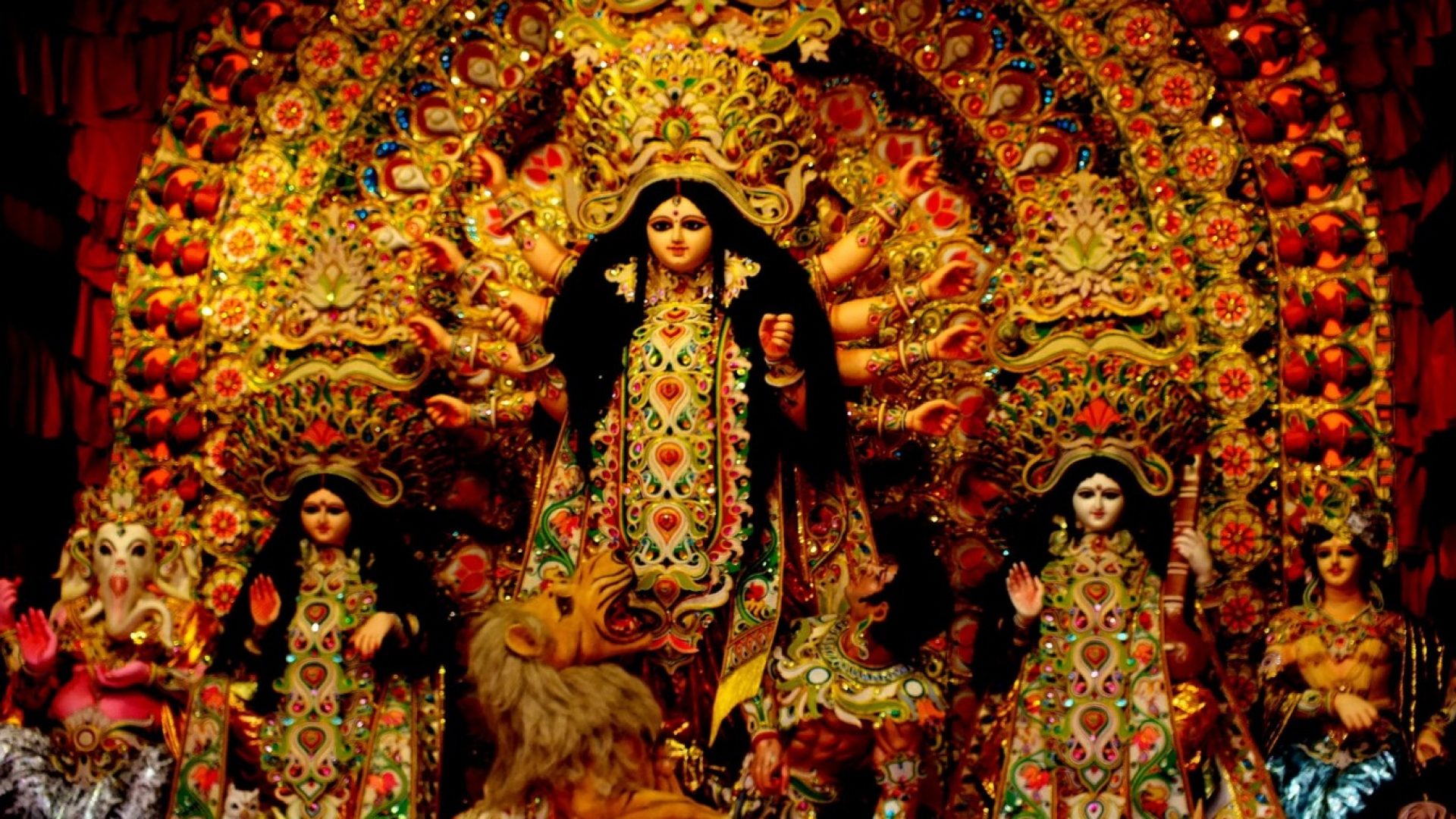 Durga Puja Festivals India - HD Wallpaper 