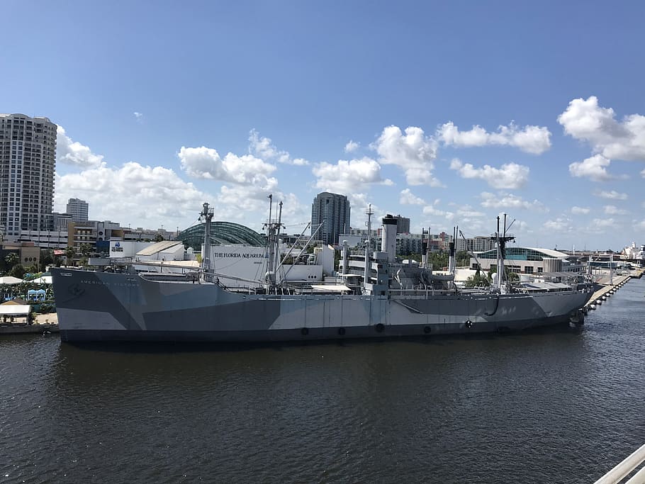 Usa, Tampa Bay, Navy Ship, Ss American Victory, Florida - Guided Missile Destroyer - HD Wallpaper 