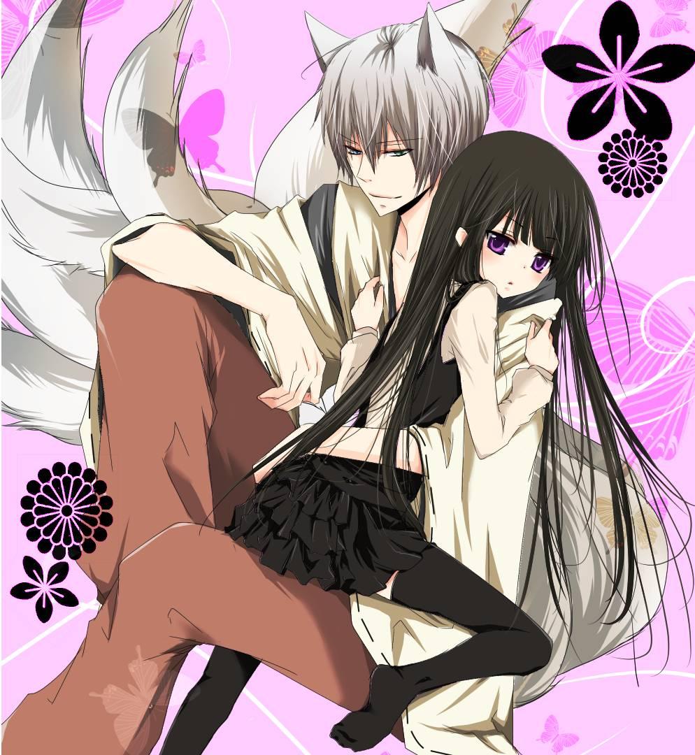 Animal Ears, Brown Hair, Fox Ears, Fox Tail, Long Hair, - Inu X Boku Ss Miketsukami X Ririchiyo - HD Wallpaper 