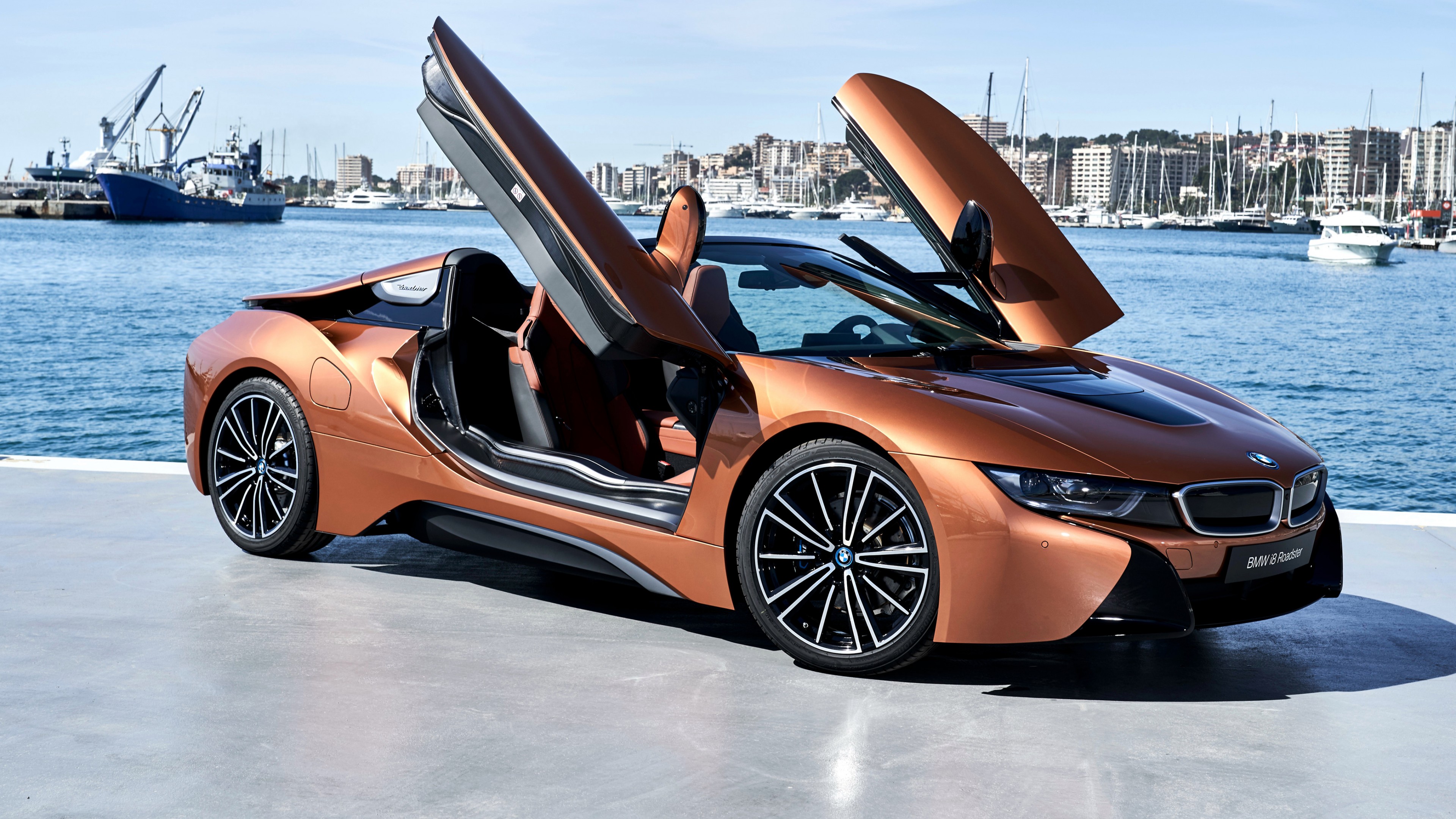 Bmw I8 Roadster Wallpaper 4k - HD Wallpaper 