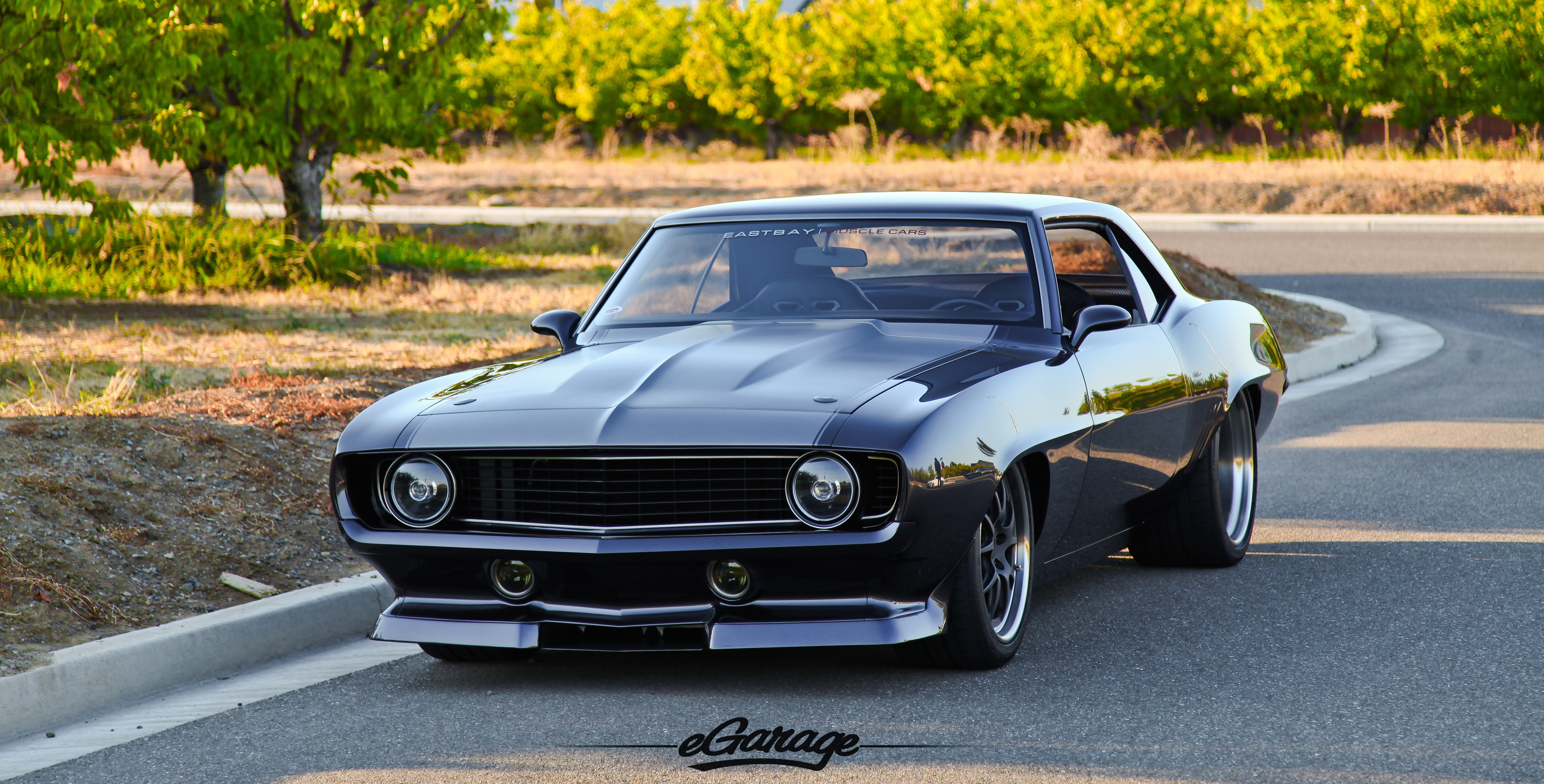 Wallpaper Egarage, Muscle Car, Chevrolet, Camaro - Chevrolet Camaro Old Model - HD Wallpaper 