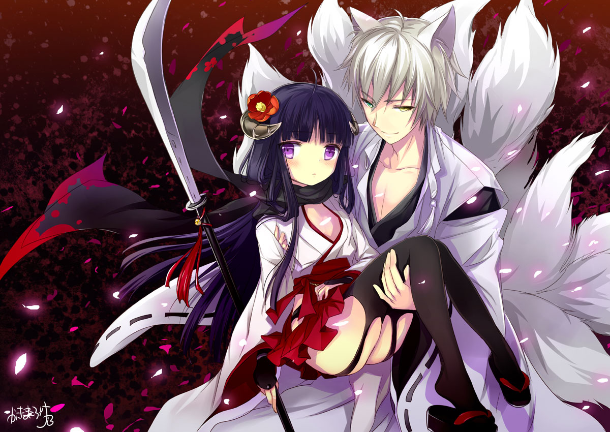 Animal Ears Bicolored Eyes Horns Inu X Boku Ss Jpeg - Inu X Boku Ss - HD Wallpaper 