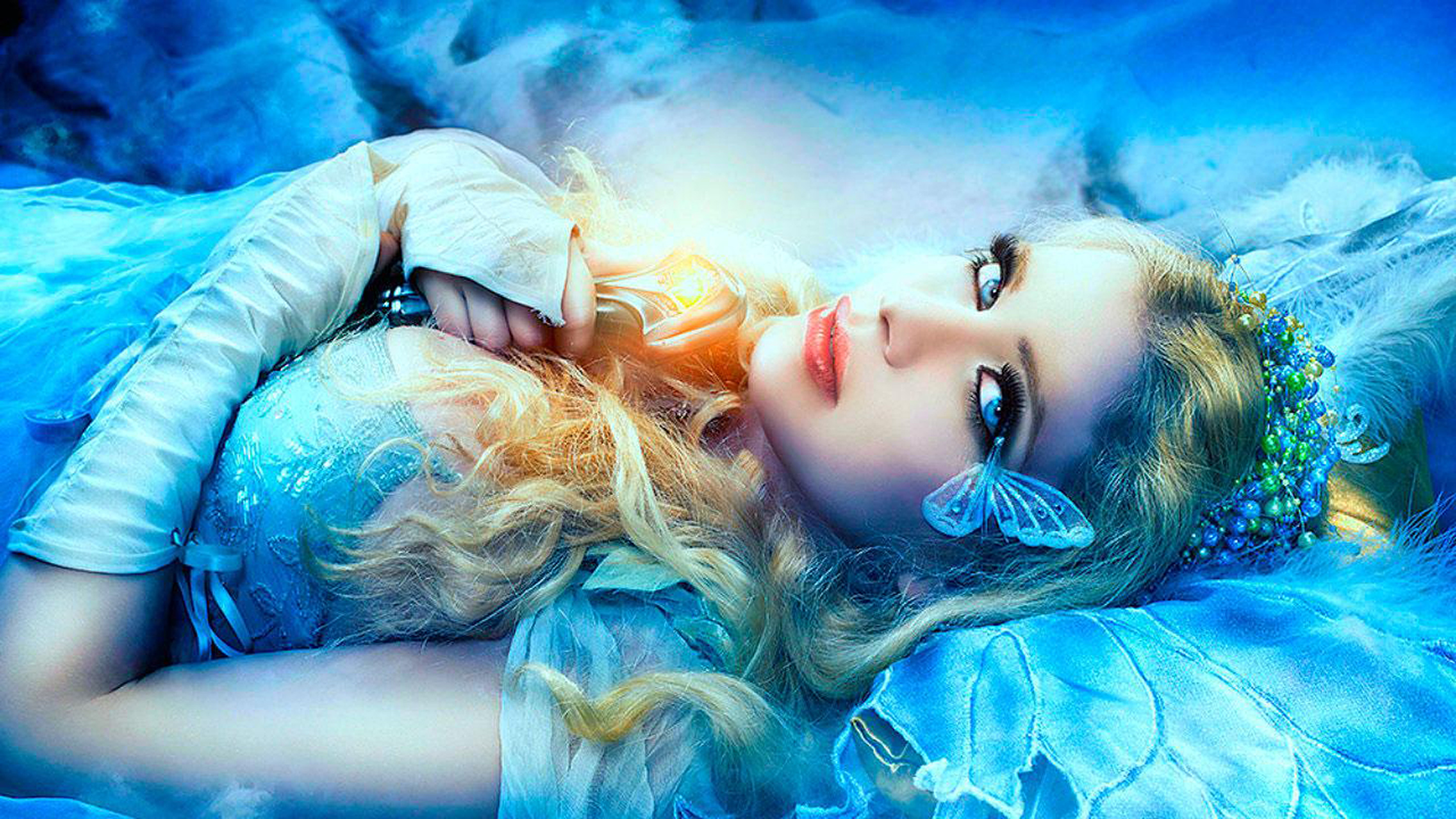 Beautiful Blue Eyes Pic Hd - HD Wallpaper 