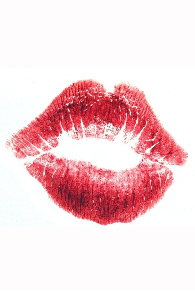 Kiss Lips Wallpaper Iphone - HD Wallpaper 