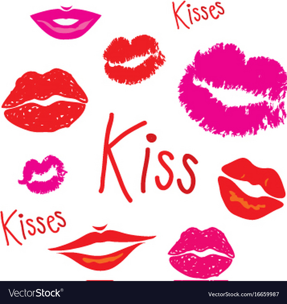 Mouth Cartoon Kiss - HD Wallpaper 