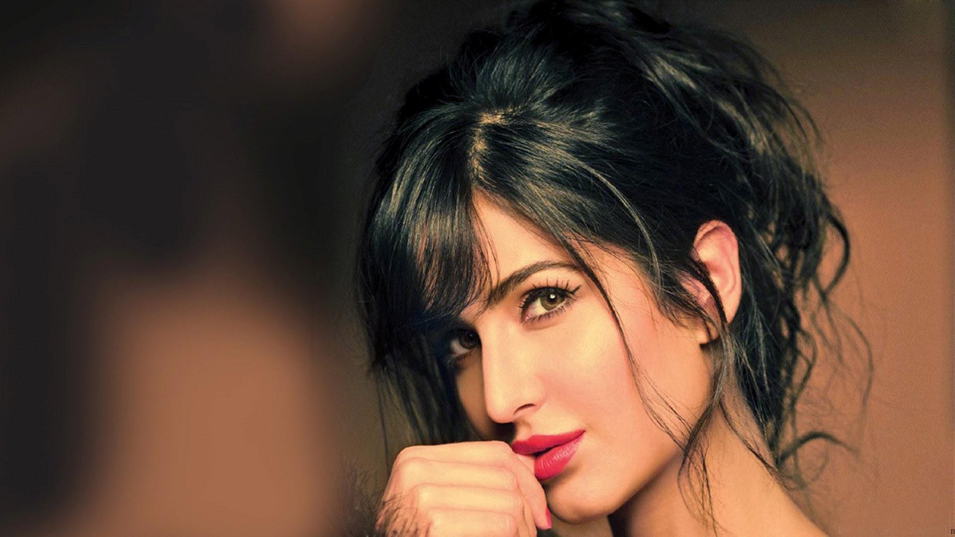 Kaif Katrina Indah Di Bibir Merah - 1080p Katrina Kaif Hd - HD Wallpaper 