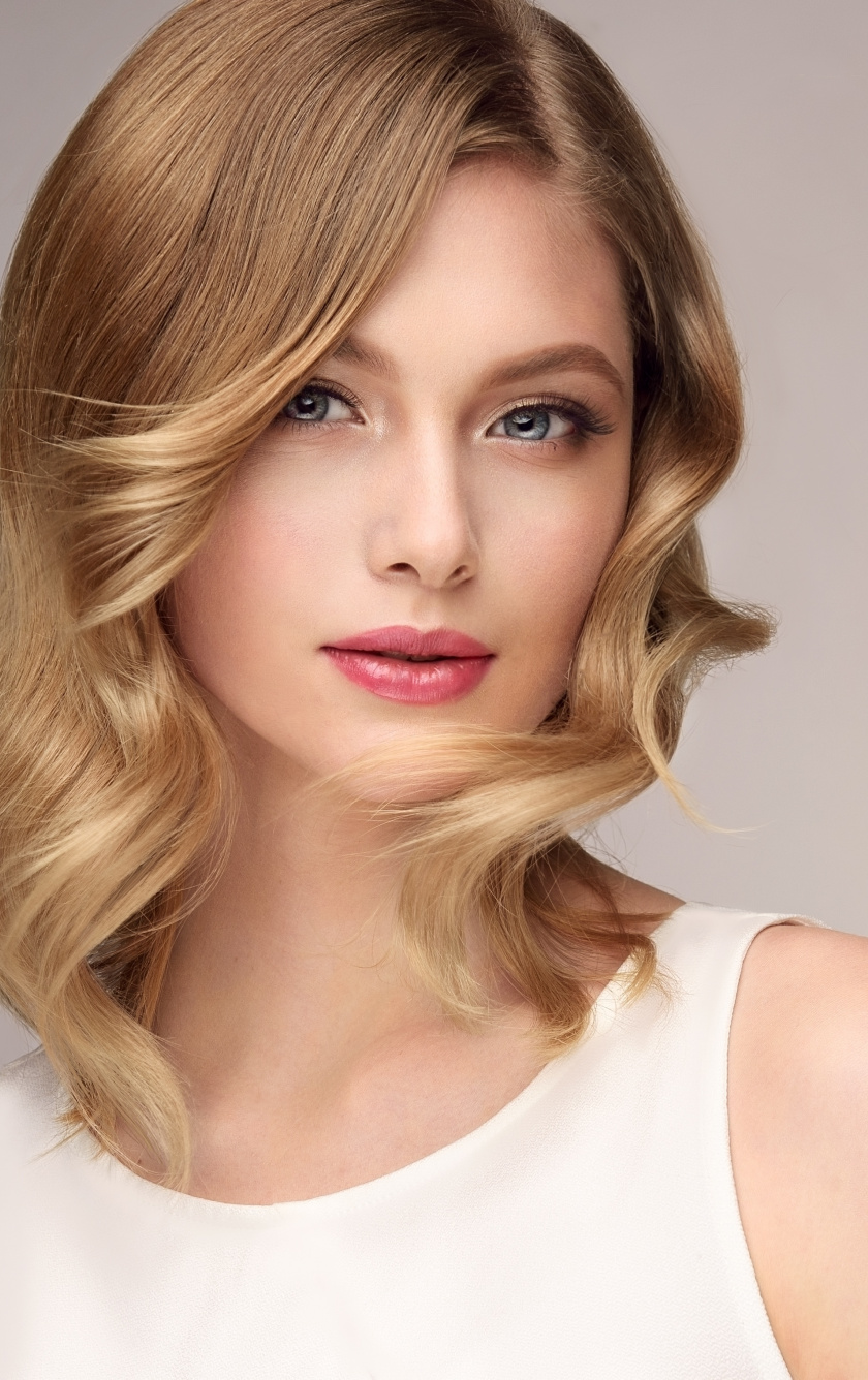 Pink Lips, Pretty, Beautiful Woman, Wallpaper - Wallpaper - HD Wallpaper 