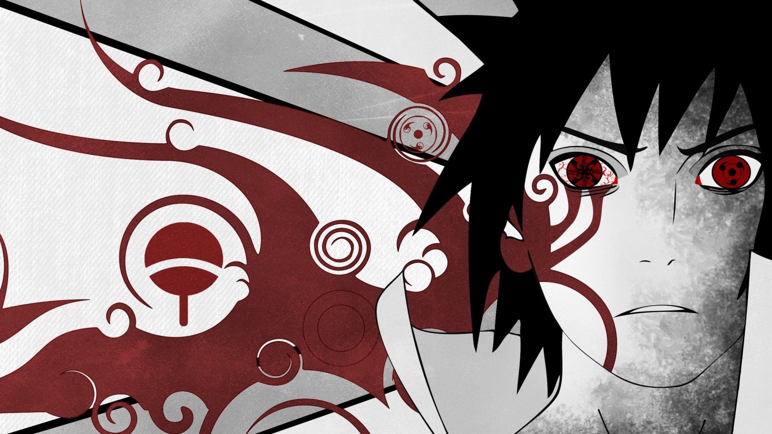 Sasuke Mangekyou Sharingan Fan Art - HD Wallpaper 