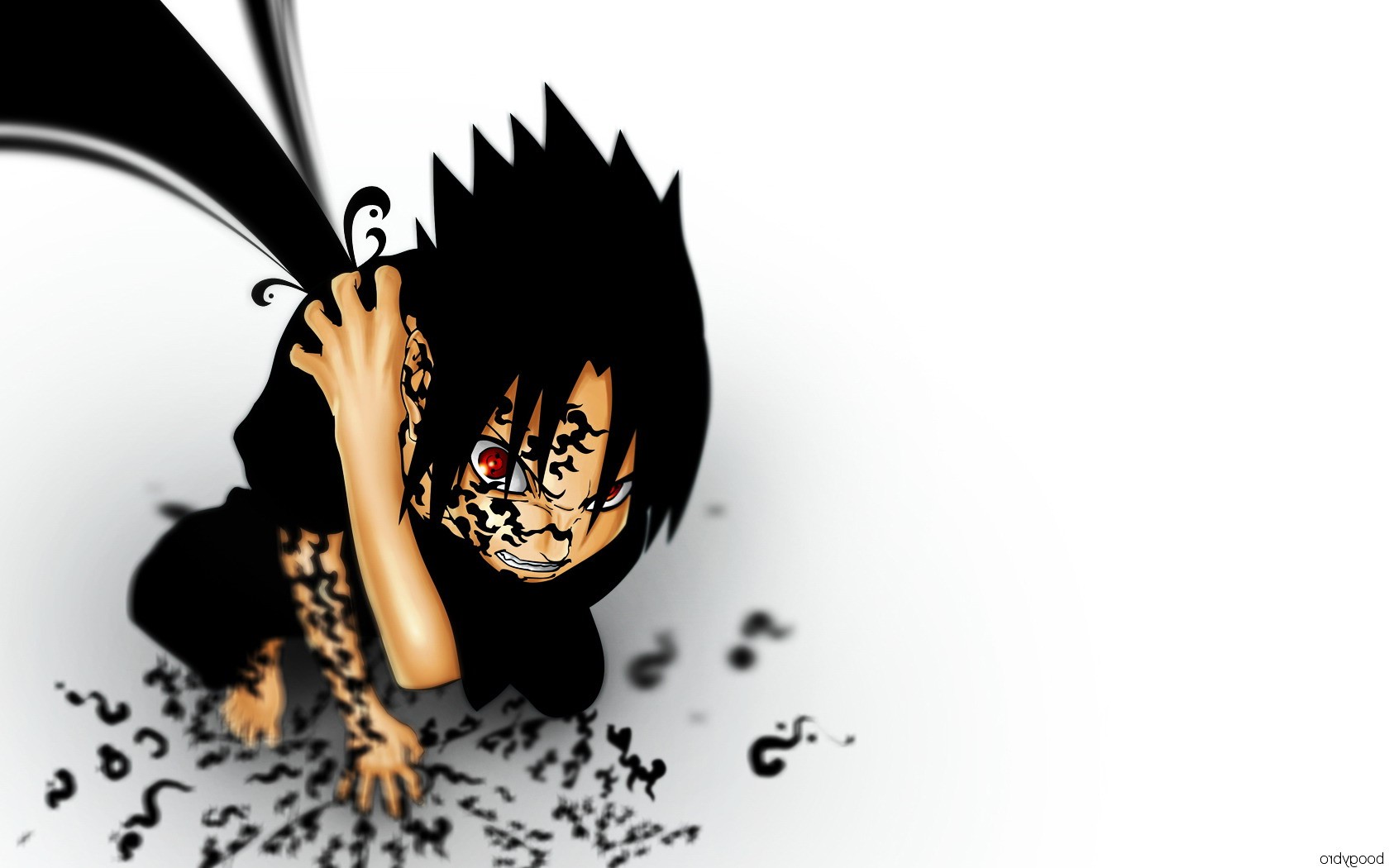 Anime Boy Sasuke Background - HD Wallpaper 