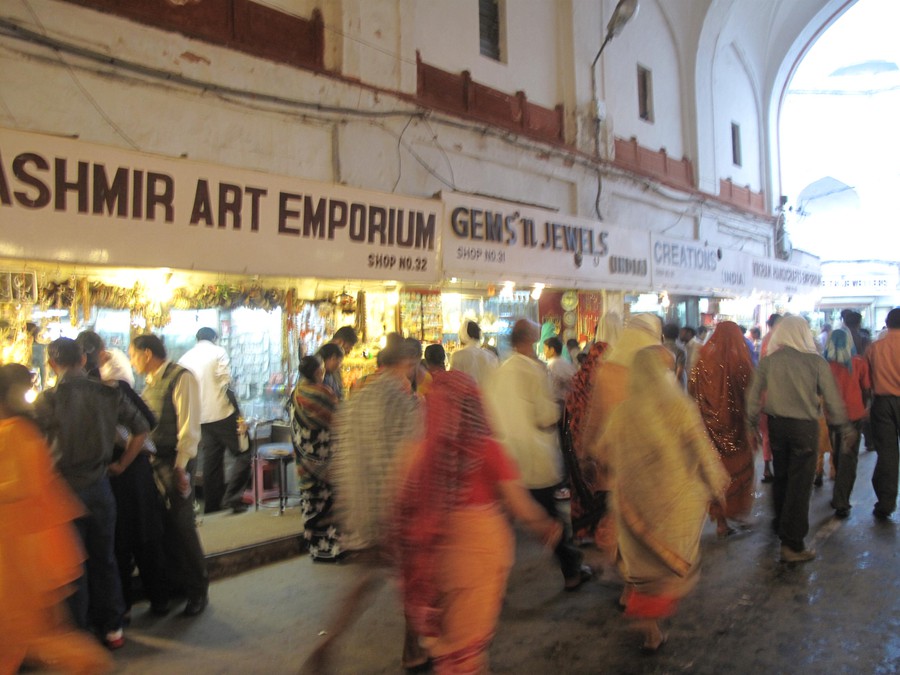 Red Fort - Bazaar - HD Wallpaper 