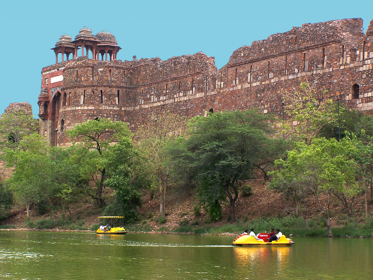 Old Fort In Delhi - HD Wallpaper 