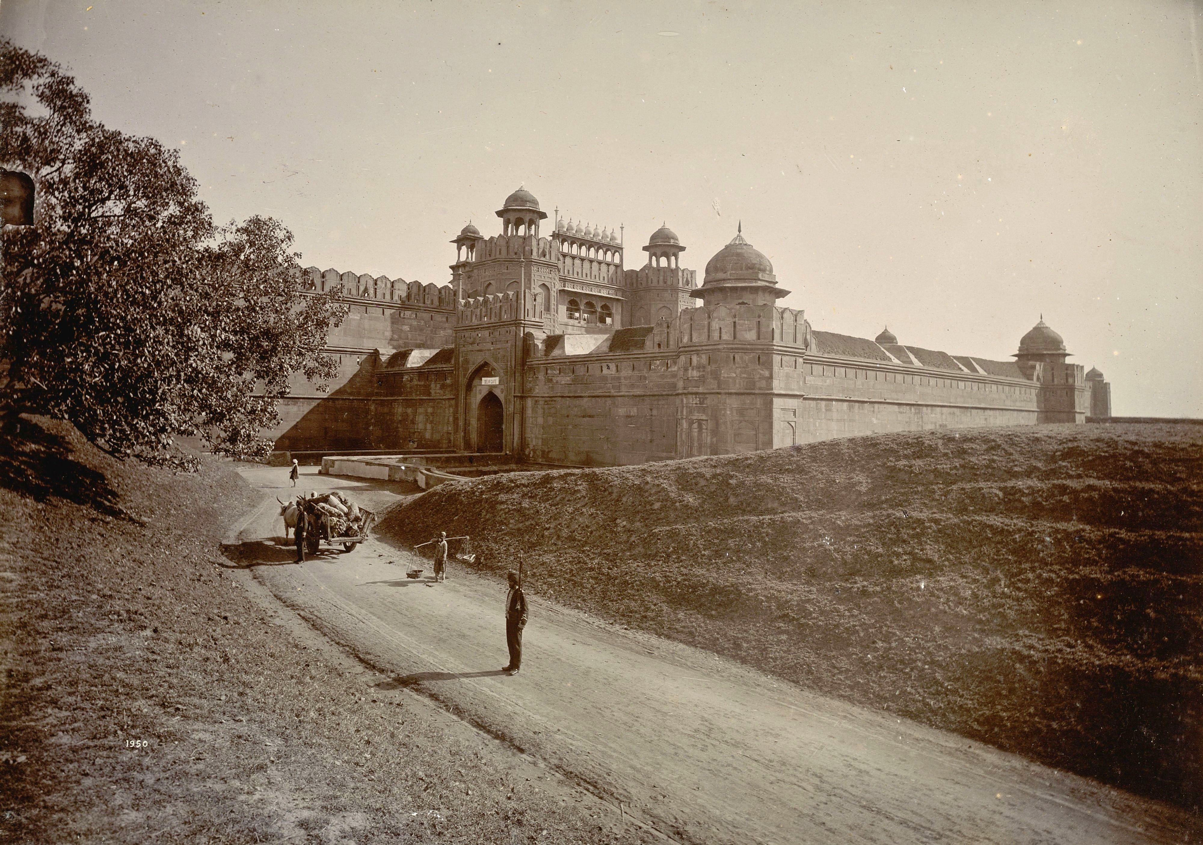 Old Pictures Of Red Fort Delhi - HD Wallpaper 